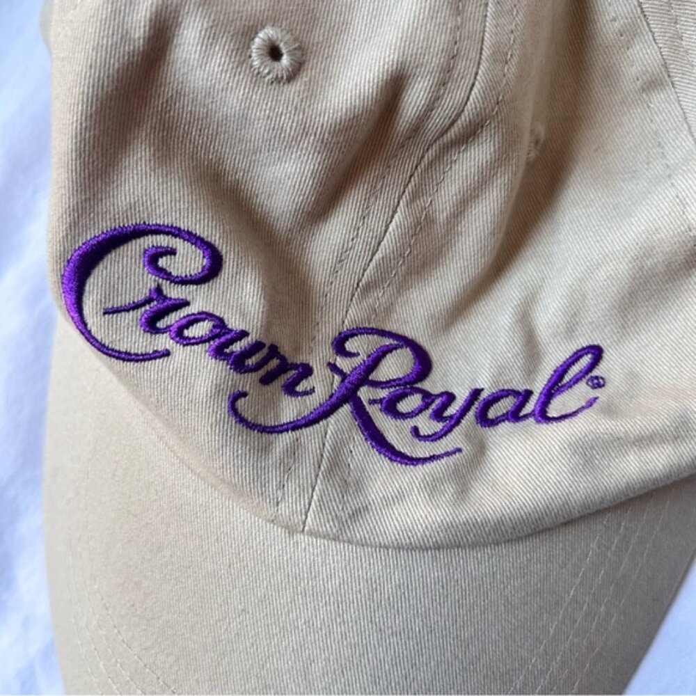 Vintage Crown Royal Adjustable Cotton Cap - Picture 3 of 5